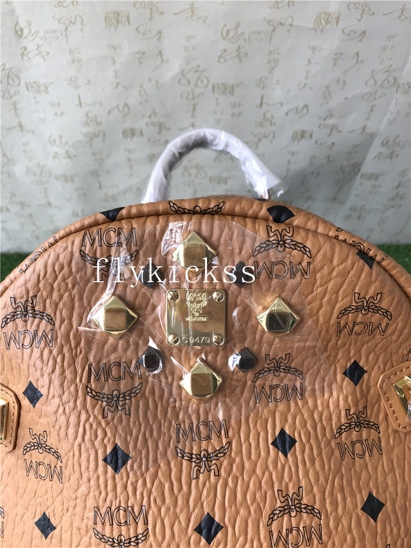 MCM Brown Backpack Biggest Size